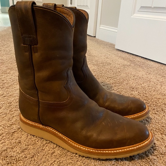 Rhodes men’s leather boots - Picture 1 of 4